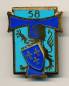Abzeichen Frankreich 58. Regiment de Transmission, G1914, Delsart