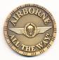 Coin Bundeswehr Fallschirmjäger AIRBORNE bronze, 40 mm