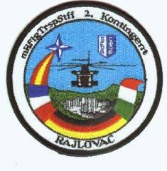 Patch medium Army Aviation Transportation Wing 2. Contingent SFOR, no velcro