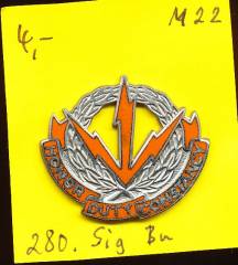 Unit Crest 280th Signal Battalion, Stacheln, M22