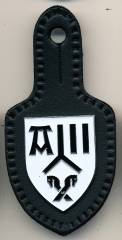 Brustanhänger Panzerbrigade 8 LÜNEBURG, 2. Ausführung, Relief, Stacheln, ohne Hersteller