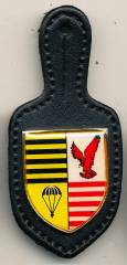 Pocket Badge Airborne Infantry Battalion 373 DOBERLUG-KIRCHHAIN, printed, Wawersich