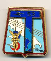 Abzeichen Frankreich 53. Regiment de Transmissions FREIBURG, G4022, Bertrand