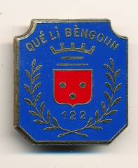 Abzeichen Frankreich 122. Regiment d'Infanterie CAMP DE LARZAC, G2002, Delsart