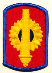 Aufnäher 130th Field Artillery Brigade, farbig