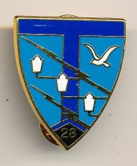 Abzeichen Frankreich 28. Regiment de Transmissions ISSOIRE, H208, Pichard