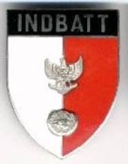 Emailleabzeichen UNO Indonesisches Bataillon UNEF, Firma Bichay / Kairo