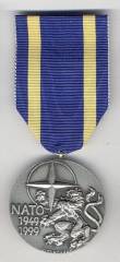Tschechische Republik 50 Jahre NATO Medaille silber
