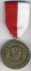 Deutschland Land Brandenburg Elbeflut Medaille 2002