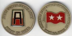 Coin 1st US Army Deputy Commander 40 mm