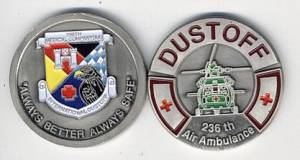 Coin 236th Medical Company Landstuhl 40 mm