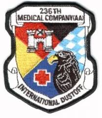 Aufnäher 236th Medical Company (AA) farbig