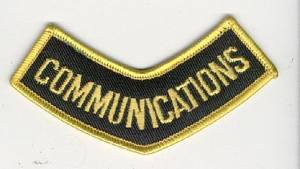 Aufnäher US Police COMMUNICATIONS