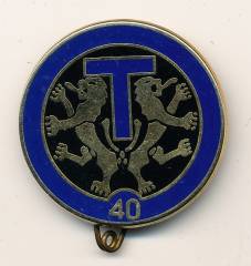 Abzeichen Frankreich 40. Regiment de Transmissions (FmRgt), G2756, Ballard