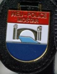 Brustanhänger WEU Police Mostar