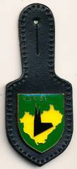 Pocket Badge Area Defense Command 31 COLOGNE, with inscription, Rettenmeier