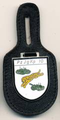 Pocket Badge Tank Destroyer Company 10 HILDESHEIM, hard enamel, no hallmark