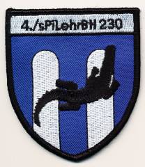 Patch 4./heavy Engineer Teach Battalion 230 INGOLSTADT, color, with velcro