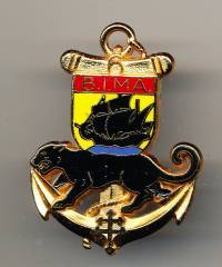 Abzeichen Frankreich 6. Bataillon Infanterie de Marine, LIBREVILLE/GABUN, G3214, Guymo