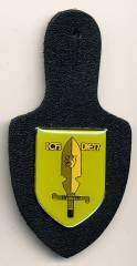 Pocket Badge Armored Infantry Battalion 52 ROTENBURG/FULDA, clutchback, no hallmark