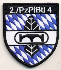 Patch 2./Armored Engineer Battalion 4 BOGEN, with velcro
