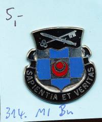 Unit Crest 314th Military Intelligence Battalion, Stacheln, D22