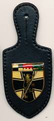 Pocket Badge Area Defense Command 67 BAYREUTH, 1st type, printed, Wawersich