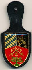 Brustanhänger Heeresunteroffizierschule II WEIDEN, gedruckt, Wachter