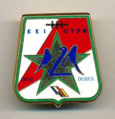 Badge France 2. Escadron, 3. Regiment de Husards IMMENDINGEN, Bosnia 2000 SFOR, Boussemart