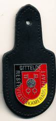 Pocket Badge Reserve Comradeship GITTELDE/HARZ, painted, pinback, Hummel