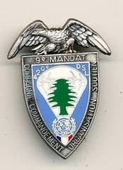 Abzeichen Frankreich 420. DSL Libanon, 9. Mandat, Delsart