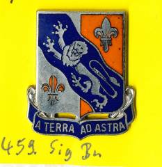 Unit Crest 459th Signal Battalion, Stacheln, M22