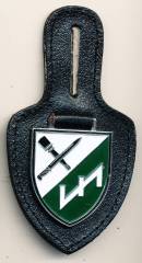 Pocket Badge Armored Infantry Battalion 32 NIENBURG, painted, Zinn