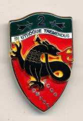 Abzeichen Frankreich 2. Regiment de Chasseurs ECQG DMNSE IFOR/SFOR, Boussemart