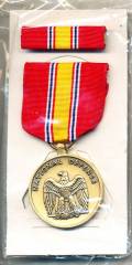 US National Defense Service Medal, Originalgröße, mit Ribbon