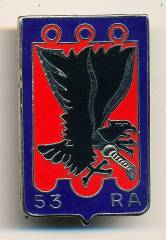 Abzeichen Frankreich 53. Regiment d'Artillerie, G2225, Drago