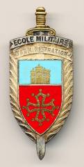Abzeichen Frankreich Ecole Militaire d'Administration, G1553, Drago