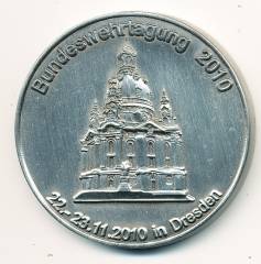 Coin Bundeswehrtagung 2010 DRESDEN, Minister von Guttenberg