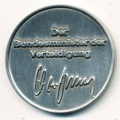Coin Bundeswehrtagung 2010 DRESDEN, Minister von Guttenberg