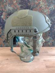 Combat Helmet type FAST, olive green, size XL, with German test report