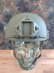 Gefechtshelm Typ FAST, olivgrün, Größe L, mit deutschem amtlichen Prüfbericht