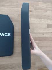 Ballistische Schutzplatte 25 x 30 cm, NIJ IV Stand Alone, Siliciumkarbid