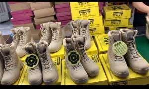 Combat Boots, black and sand color, sizes 39-46, wholesale