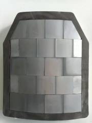 Ballistische Schutzplatte 25 x 30 cm, NIJ IV Stand Alone, Siliciumkarbid