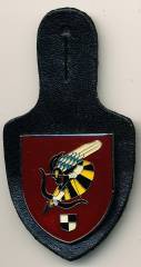 Pocket Badge Combat Helicopter Regiment 26 ROTH, painted/epoxy coated, clutchback, Hummel