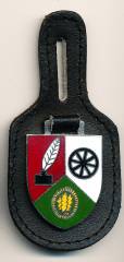 Pocket Badge AusbKp StDst/MKF 2/6 BAD SEGEBERG, hard enamel, no hallmark