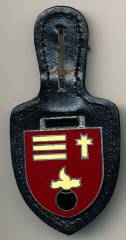 Brustanhänger Artillerieregiment 11 OLDENBURG, Feueremaille, Zinn