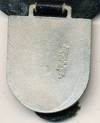 Brustanhänger Panzerbrigade 3 NIENBURG, Feueremaille, ZINN MADE IN TAIWAN