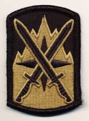 Patch US Army 10th Sustainment Brigade, multicam, with velcro