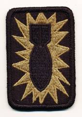 Patch US Army 52nd Ordnance Group EOD, multicam, with velcro